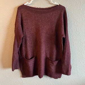 Abercrombie Boat Neck Sweater with Pockets